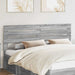Tăblie cap cu headboard Gri Sonoma 180 cm Lemn compozit - WALTI WALTI