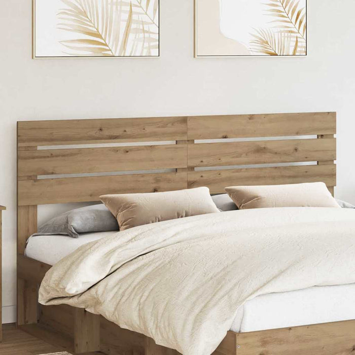 Tăblie cap cu headboard Stejar Artizanal 180 cm Lemn compozit - WALTI WALTI
