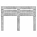 Tăblie cap cu headboard Gri din beton 160 cm Lemn compozit - WALTI WALTI