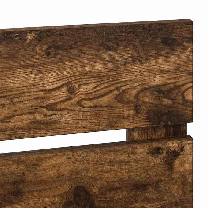 Tăblie cap cu headboard Stejar fumuriu 160 cm Lemn compozit - WALTI WALTI