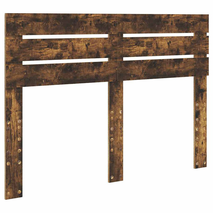Tăblie cap cu headboard Stejar fumuriu 160 cm Lemn compozit - WALTI WALTI