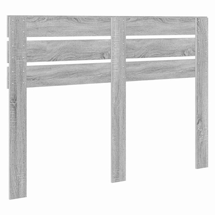 Tăblie cap cu headboard Gri Sonoma 160 cm Lemn compozit - WALTI WALTI