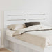 Tăblie cap cu headboard Alb 150 cm Lemn compozit - WALTI WALTI