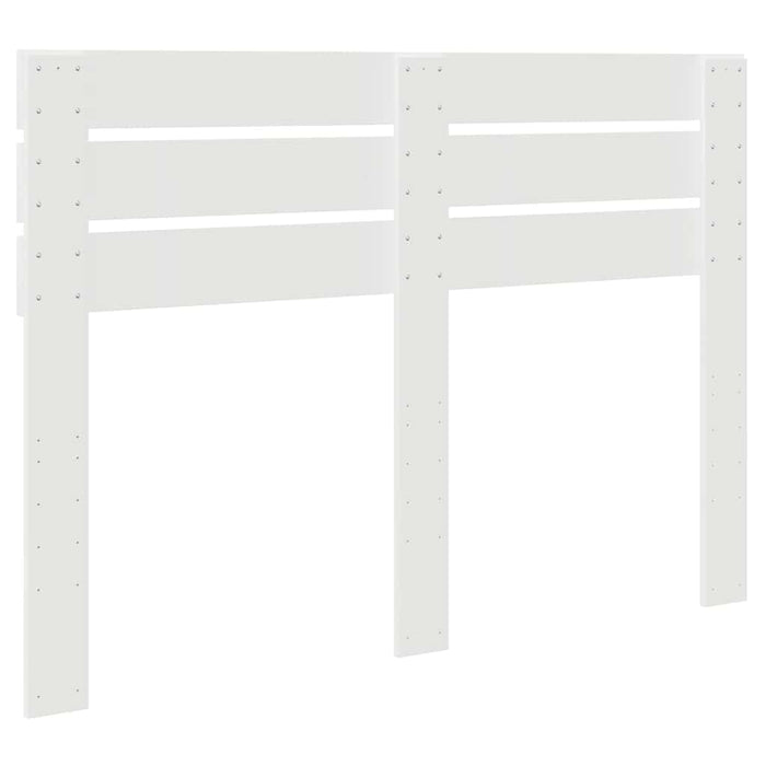 Tăblie cap cu headboard Alb 150 cm Lemn compozit - WALTI WALTI