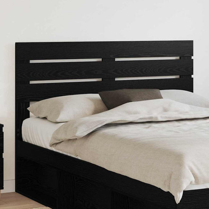 Tăblie cap cu headboard Stejar Negru 150 cm Lemn compozit - WALTI WALTI