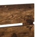 Tăblie cap cu headboard Stejar fumuriu 140 cm Lemn compozit - WALTI WALTI