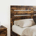 Tăblie cap cu headboard Stejar fumuriu 140 cm Lemn compozit - WALTI WALTI