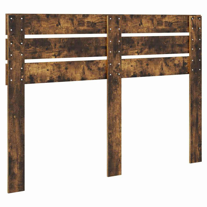 Tăblie cap cu headboard Stejar fumuriu 140 cm Lemn compozit - WALTI WALTI