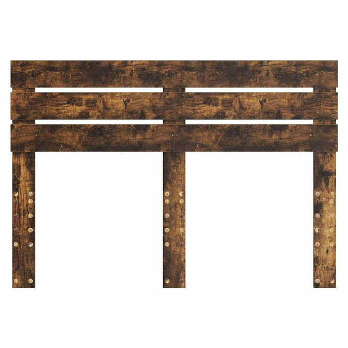 Tăblie cap cu headboard Stejar fumuriu 140 cm Lemn compozit - WALTI WALTI