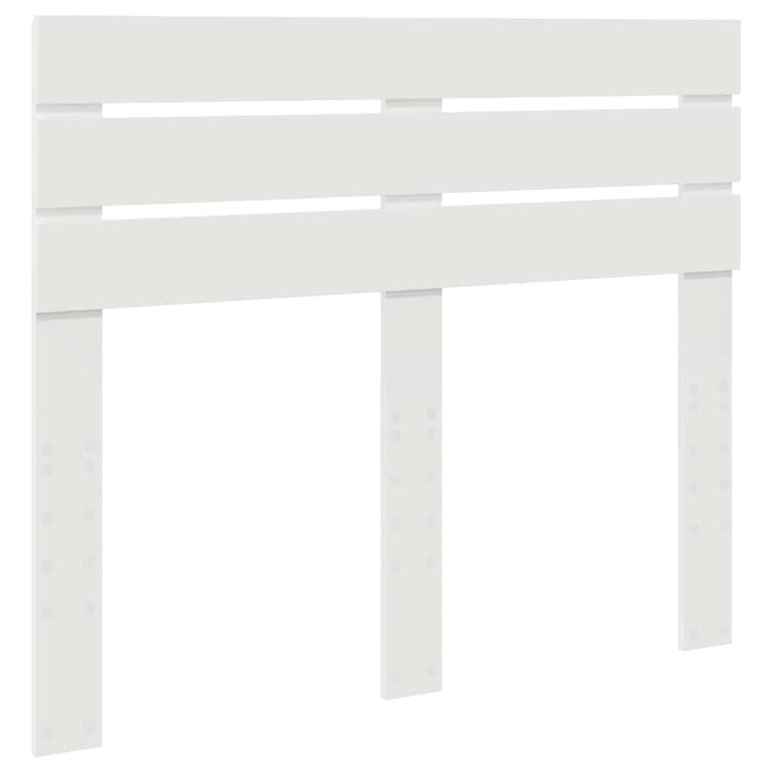 Tăblie cap cu headboard Alb 135 cm Lemn compozit - WALTI WALTI