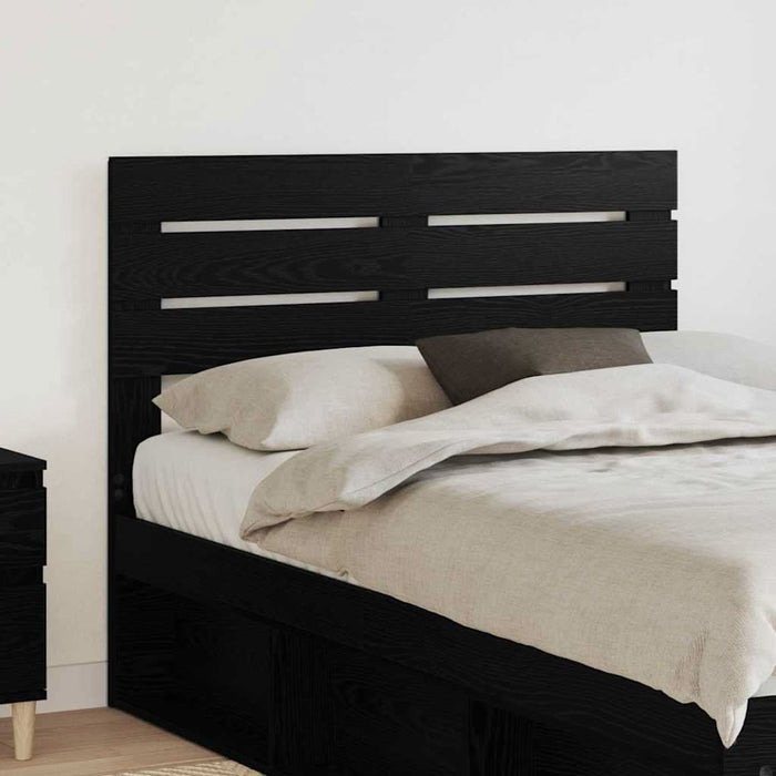 Tăblie cap cu headboard Stejar Negru 135 cm Lemn compozit - WALTI WALTI