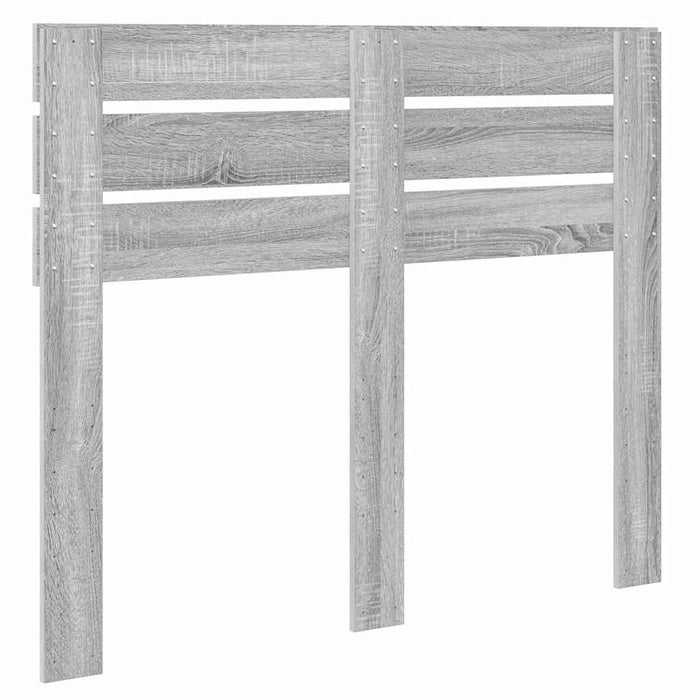 Tăblie cap cu headboard Gri Sonoma 135 cm Lemn compozit - WALTI WALTI