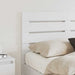 Tăblie cap cu headboard Alb 120 cm Lemn compozit - WALTI WALTI