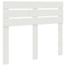 Tăblie cap cu headboard Alb 120 cm Lemn compozit - WALTI WALTI
