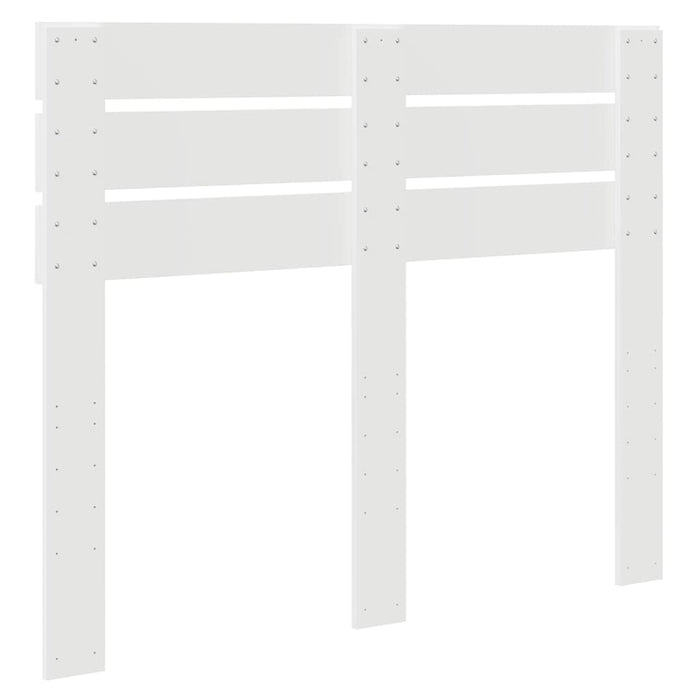 Tăblie cap cu headboard Alb 120 cm Lemn compozit - WALTI WALTI
