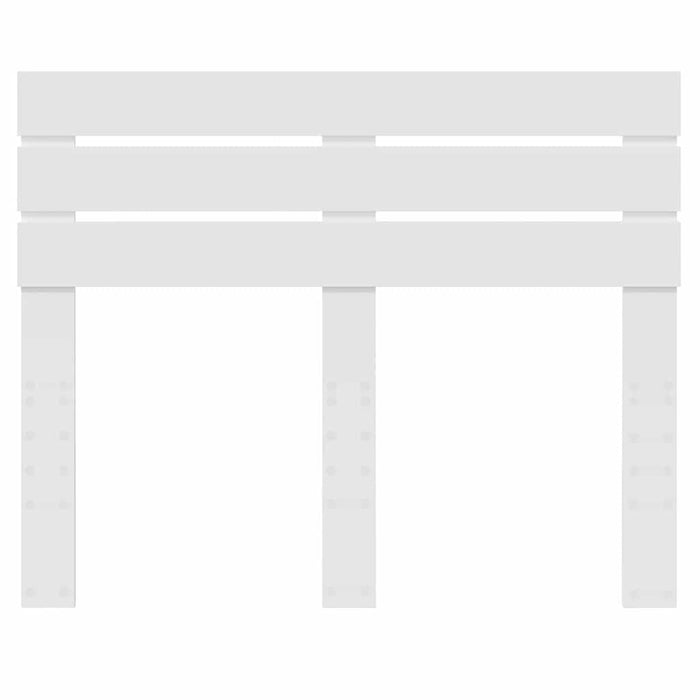 Tăblie cap cu headboard Alb 120 cm Lemn compozit - WALTI WALTI