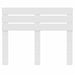 Tăblie cap cu headboard Alb 120 cm Lemn compozit - WALTI WALTI