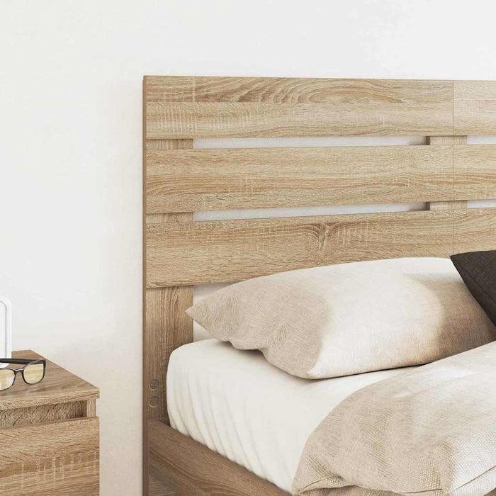 Tăblie cap cu headboard Stejar Sonoma 120 cm Lemn compozit - WALTI WALTI