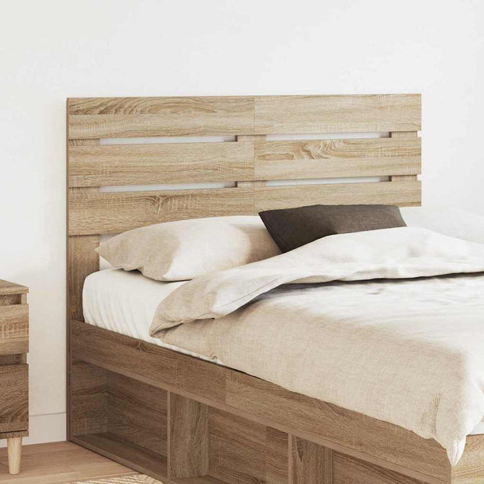 Tăblie cap cu headboard Stejar Sonoma 120 cm Lemn compozit - WALTI WALTI