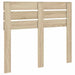 Tăblie cap cu headboard Stejar Sonoma 120 cm Lemn compozit - WALTI WALTI