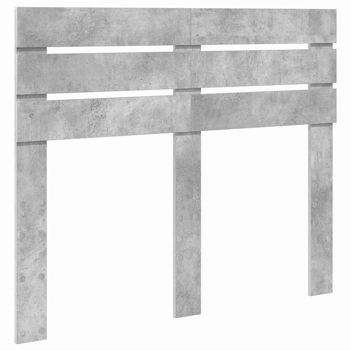 Tăblie cap cu headboard Gri din beton 120 cm Lemn compozit - WALTI WALTI