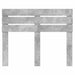 Tăblie cap cu headboard Gri din beton 120 cm Lemn compozit - WALTI WALTI