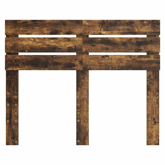 Tăblie cap cu headboard Stejar fumuriu 120 cm Lemn compozit - WALTI WALTI