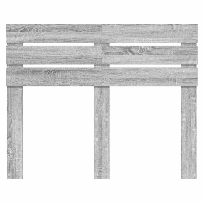 Tăblie cap cu headboard Gri Sonoma 120 cm Lemn compozit - WALTI WALTI