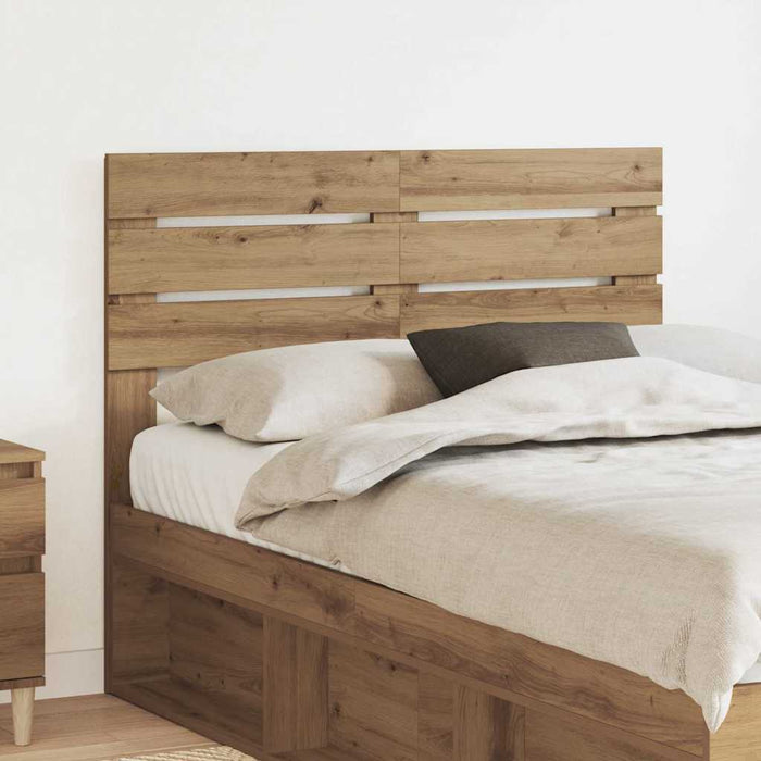 Tăblie cap cu headboard Stejar Artizanal 120 cm Lemn compozit - WALTI WALTI