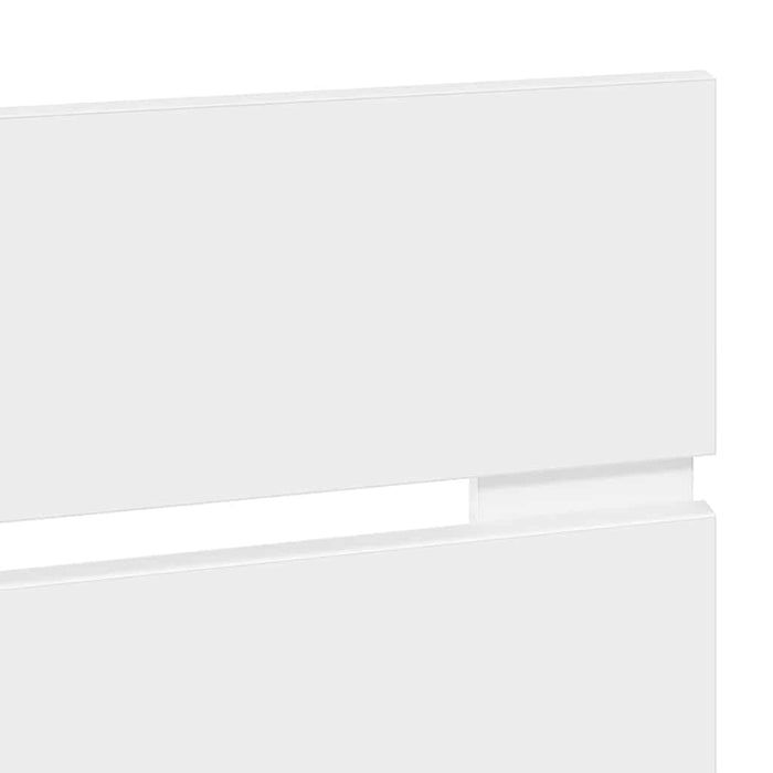 Tăblie cap cu headboard Alb 100 cm Lemn compozit - WALTI WALTI
