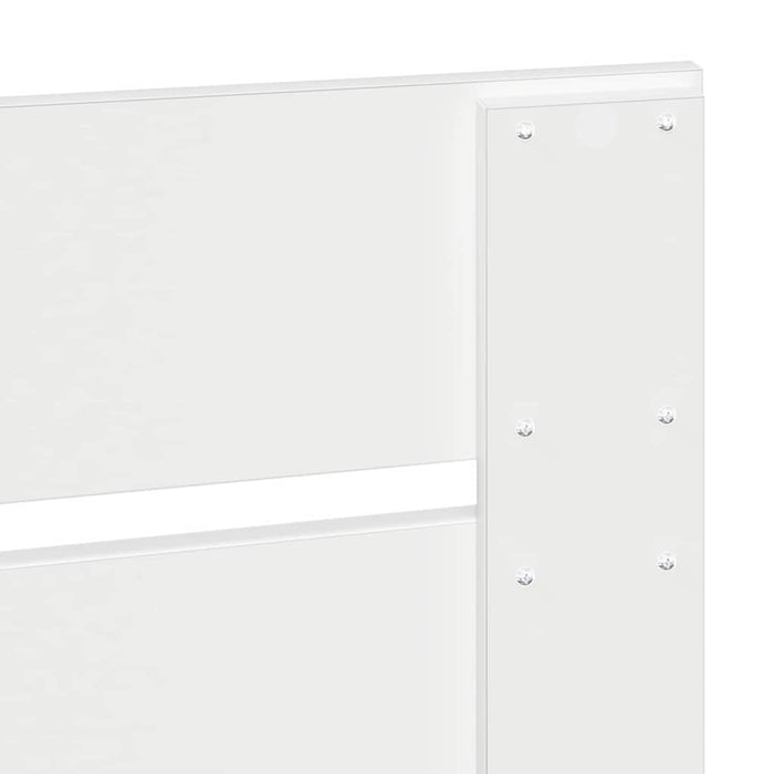 Tăblie cap cu headboard Alb 100 cm Lemn compozit - WALTI WALTI