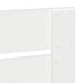 Tăblie cap cu headboard Alb 100 cm Lemn compozit - WALTI WALTI