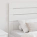 Tăblie cap cu headboard Alb 100 cm Lemn compozit - WALTI WALTI