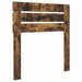 Tăblie cap cu headboard Stejar fumuriu 100 cm Lemn compozit - WALTI WALTI