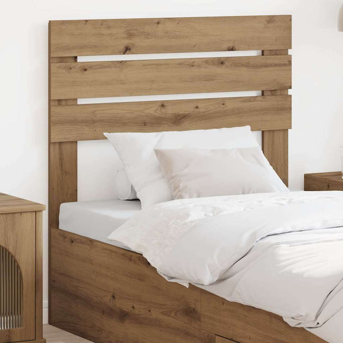 Tăblie cap cu headboard Stejar Artizanal 100 cm Lemn compozit - WALTI WALTI