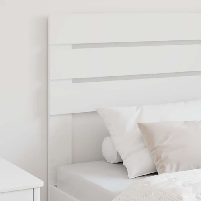 Tăblie cap cu headboard Alb 90 cm Lemn compozit - WALTI WALTI