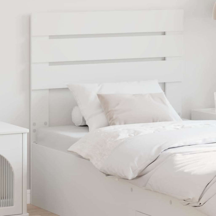 Tăblie cap cu headboard Alb 90 cm Lemn compozit - WALTI WALTI