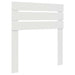 Tăblie cap cu headboard Alb 90 cm Lemn compozit - WALTI WALTI