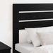 Tăblie cap cu headboard Stejar Negru 90 cm Lemn compozit - WALTI WALTI