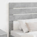 Tăblie cap cu headboard Gri din beton 90 cm Lemn compozit - WALTI WALTI