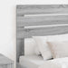 Tăblie cap cu headboard Gri Sonoma 90 cm Lemn compozit - WALTI WALTI