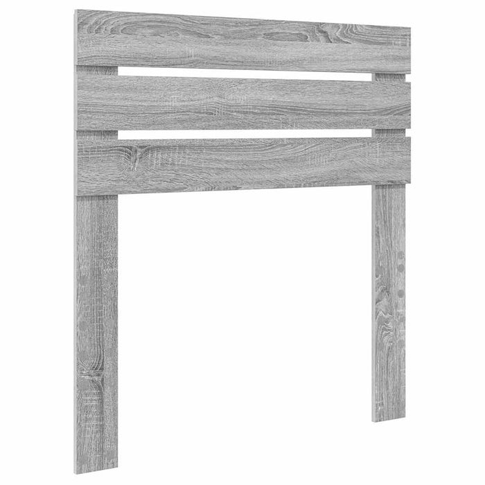 Tăblie cap cu headboard Gri Sonoma 90 cm Lemn compozit - WALTI WALTI