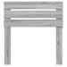 Tăblie cap cu headboard Gri Sonoma 90 cm Lemn compozit - WALTI WALTI