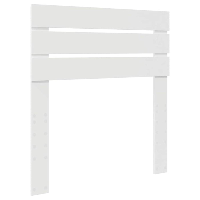Tăblie cap cu headboard Alb 80 cm Lemn compozit - WALTI WALTI