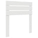 Tăblie cap cu headboard Alb 80 cm Lemn compozit - WALTI WALTI