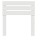 Tăblie cap cu headboard Alb 80 cm Lemn compozit - WALTI WALTI