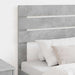 Tăblie cap cu headboard Gri din beton 80 cm Lemn compozit - WALTI WALTI