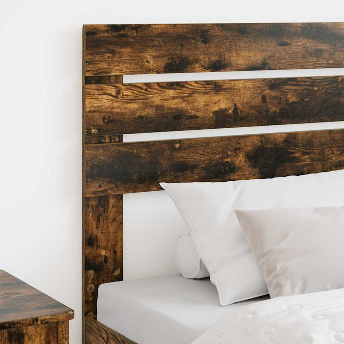 Tăblie cap cu headboard Stejar fumuriu 80 cm Lemn compozit - WALTI WALTI