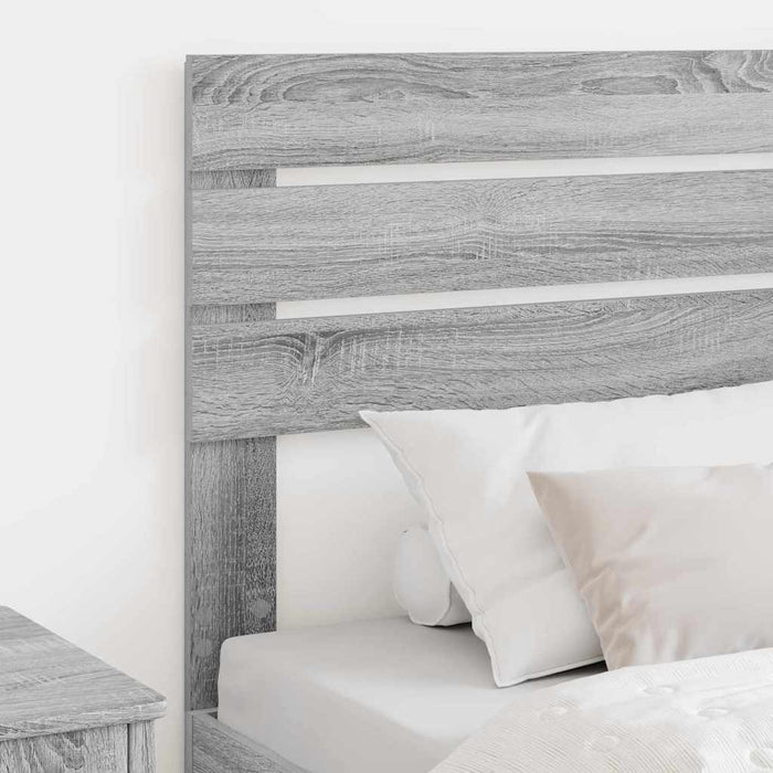 Tăblie cap cu headboard Gri Sonoma 80 cm Lemn compozit - WALTI WALTI