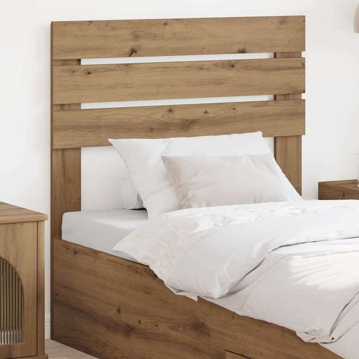 Tăblie cap cu headboard Stejar Artizanal 80 cm Lemn compozit - WALTI WALTI